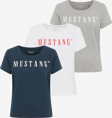 MUSTANG Shirt in Grey: front