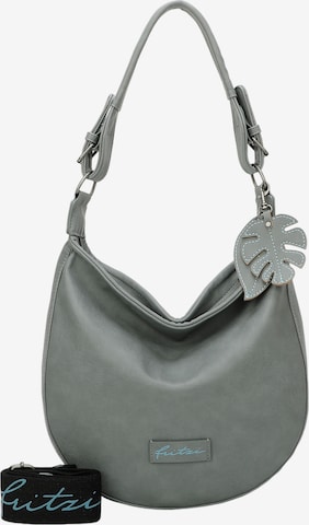 Fritzi aus Preußen Shoulder Bag 'Eco Hobo' in Blue: front