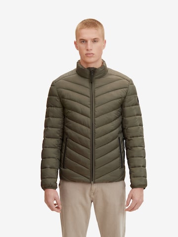 TOM TAILOR Between-Season Jacket in Green: front