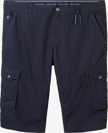 regular Pantaloni cargo di TOM TAILOR Men + in blu: frontale