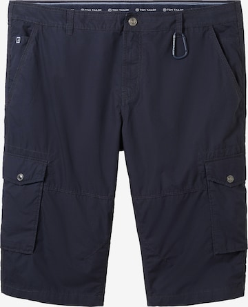TOM TAILOR Men + Regular Shorts in Blau: predná strana