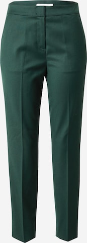 comma casual identity - Slimfit Pantalón de pinzas en verde: frente