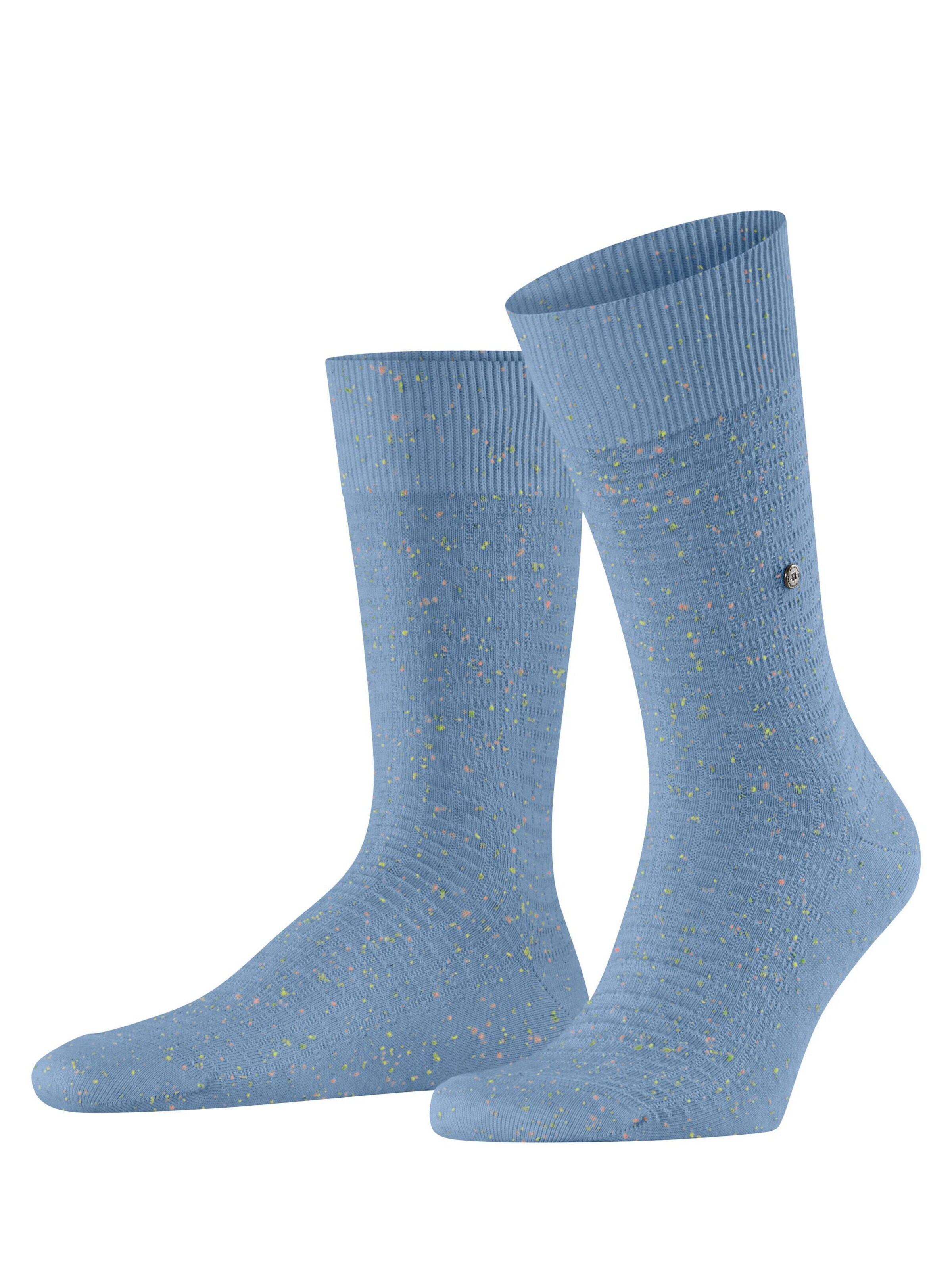 BURLINGTON Socks 'Pixel Pop' in Blue: front