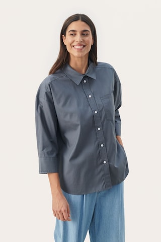 Part Two Blouse 'Evamari' in Grey: front