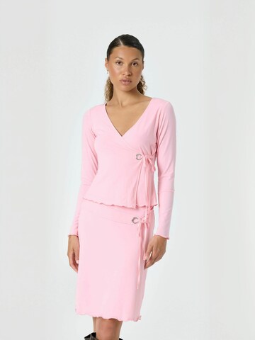 Résumé Tričko ' MoniqueRS ' – pink: přední strana