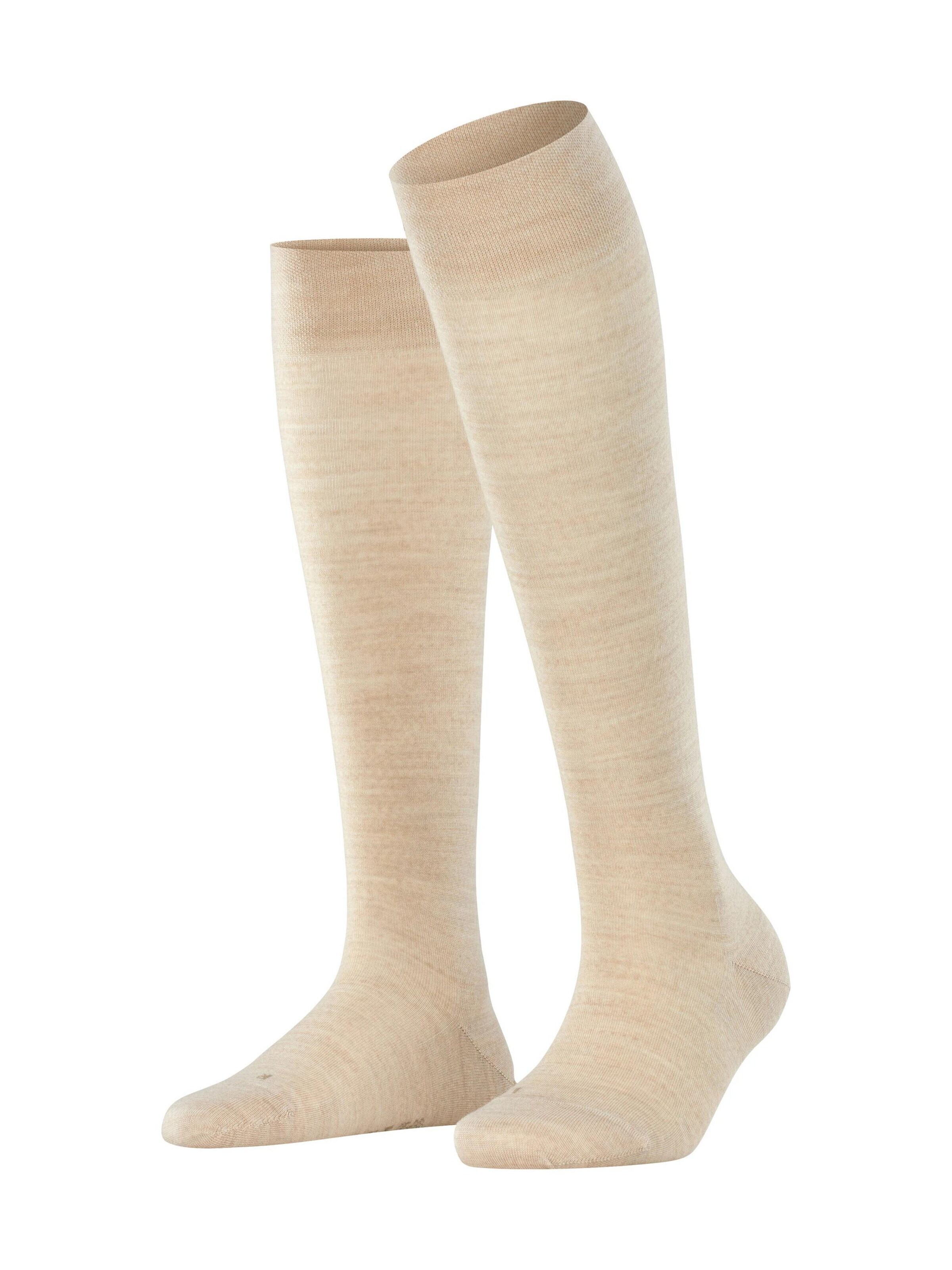 FALKE Overknee Strümpfe 'Sensitive Berlin'‌‌‌‌‌ in Beige: Vorderseite