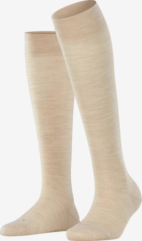 FALKE Overknee Strümpfe 'Sensitive Berlin' in Beige: Vorderseite