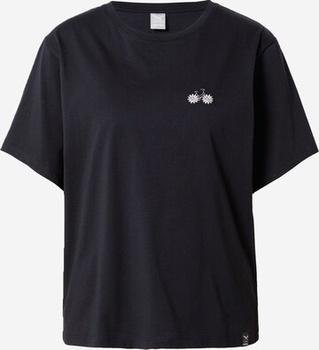 Iriedaily Shirt 'Daisycycle' in Black: front