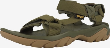 TEVA Trekkingsandale 'Terra FI 5 Universal' in Grün: Vorderseite
