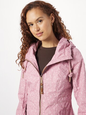 Ragwear Weatherproof jacket 'Danka' in Pink