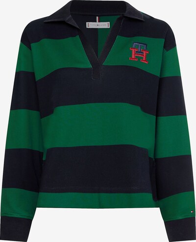 TOMMY HILFIGER Sweatshirt in de kleur Nachtblauw / Groen / Rood, Productweergave
