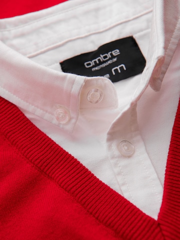 Ombre - Jersey en rojo