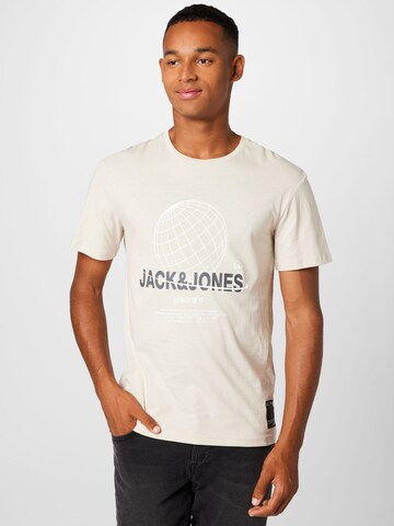 JACK & JONES Póló 'Future' - szürke: elől