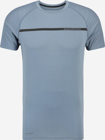 ENDURANCE Performance Shirt 'Serzo' in Blue: front