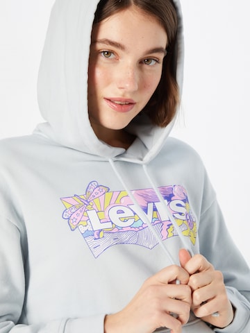 LEVI'S ® Sweatshirt 'Graphic Standard Hoodie' i blå