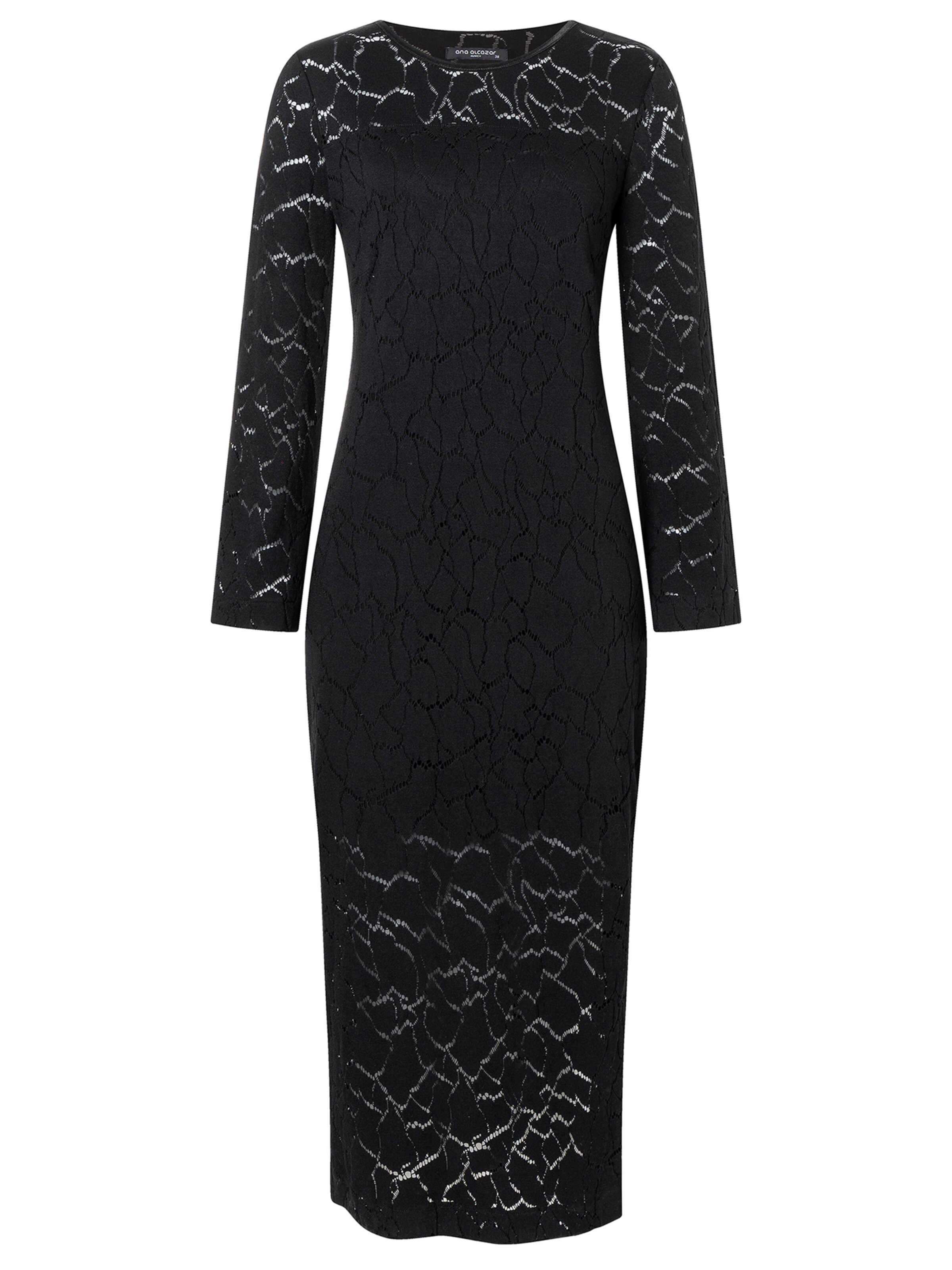 Ana Alcazar Kleid'Sajora' in Schwarz: Vorderseite