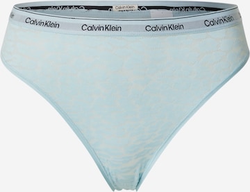 Slip Calvin Klein Underwear en bleu : devant