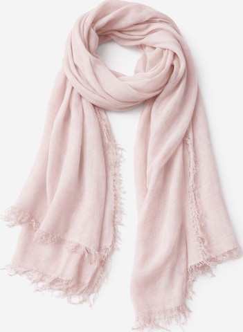 COLLEZIONE ALESSANDRO Scarf 'Schmeichler' in Pink: front