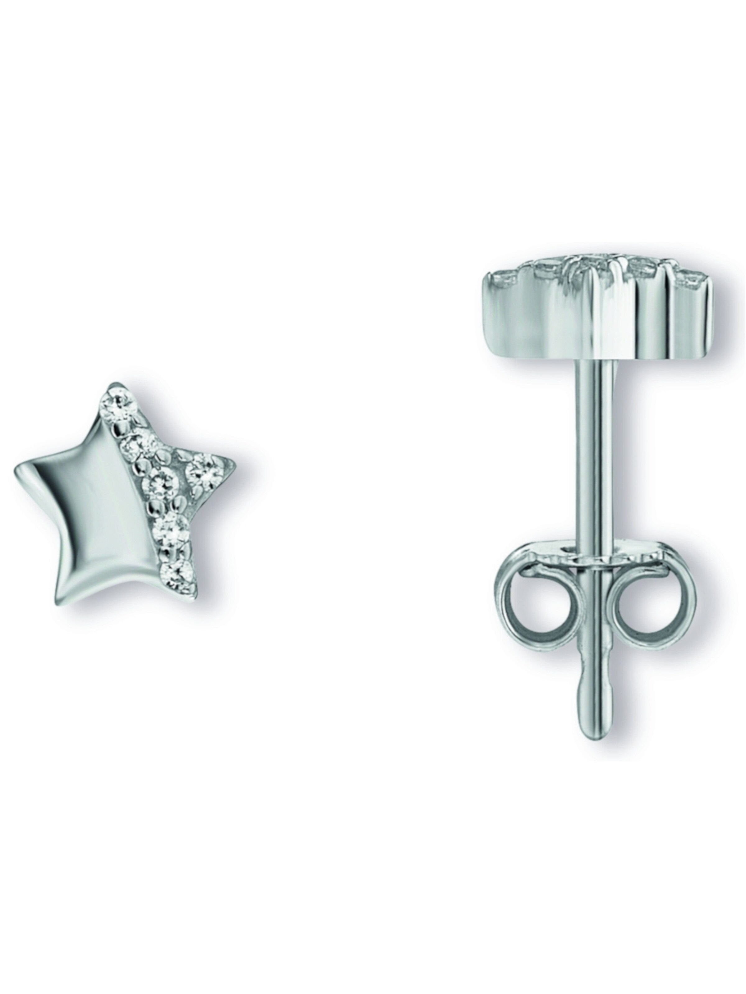 ONE ELEMENT Earrings 'Stern' in Silver