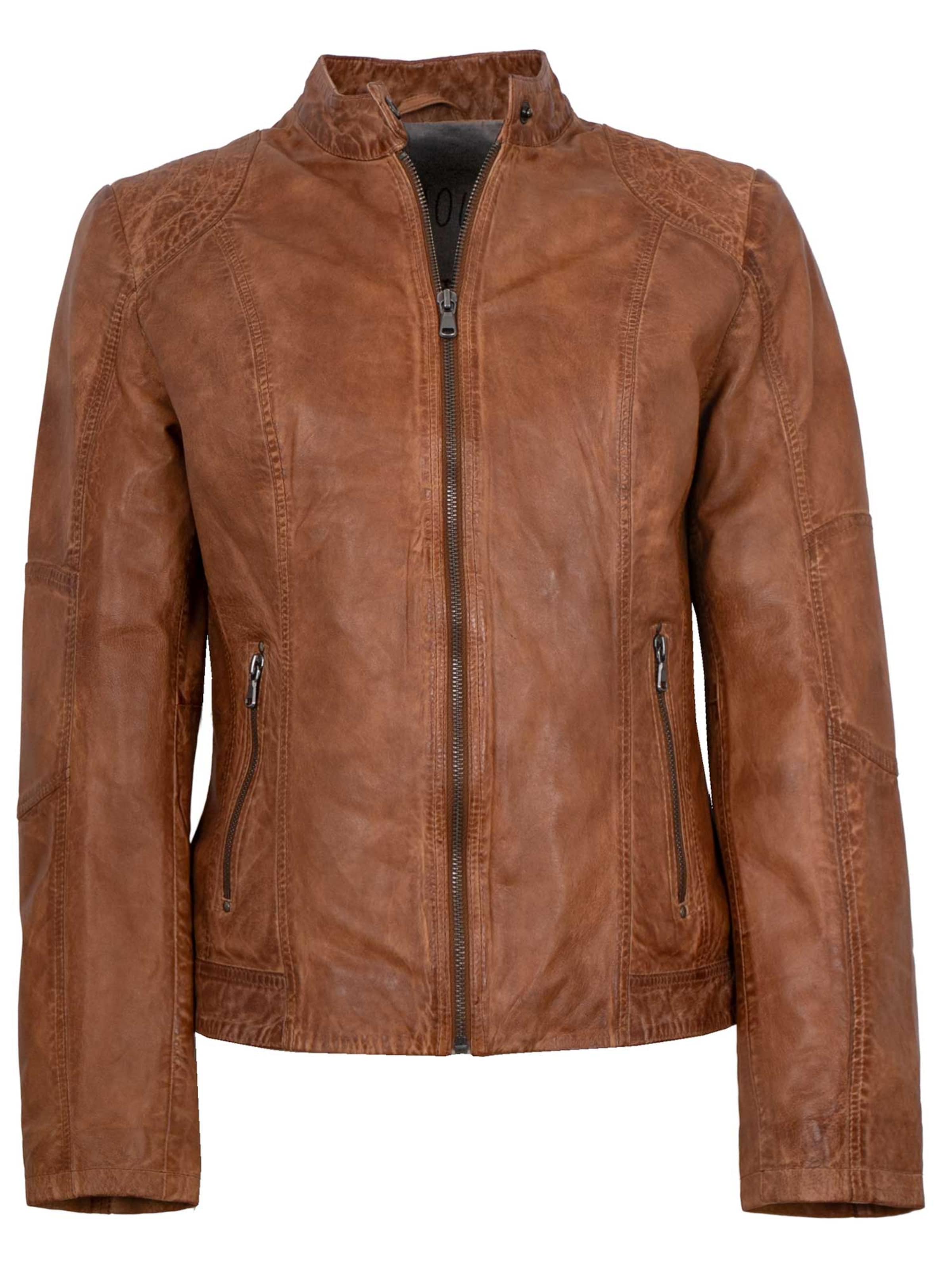 MADDOX Between-Season Jacket 'Jecki' in Brown: front