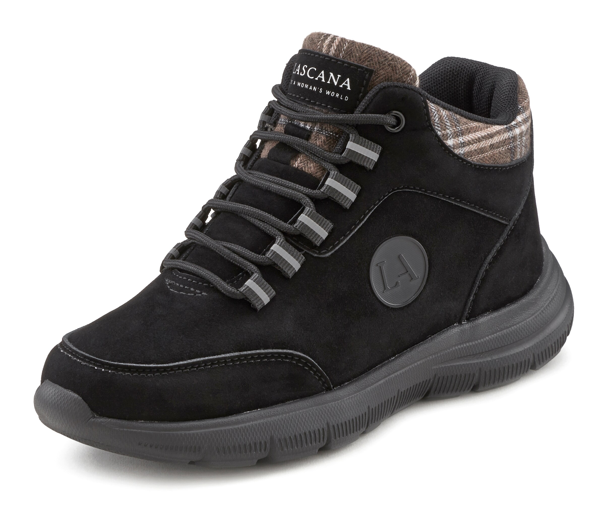 LASCANA Sneaker in Schwarz: Vorderseite