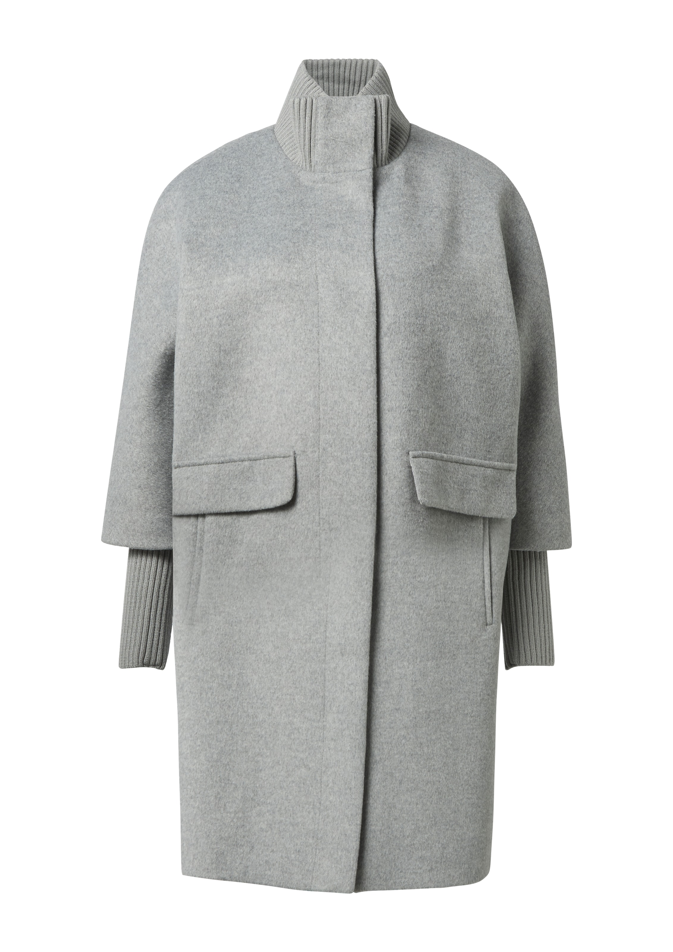 COMMA Übergangsmantel in Grau: Vorderseite