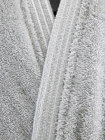 BOSS Home Long Bathrobe 'EDGE' in Grey