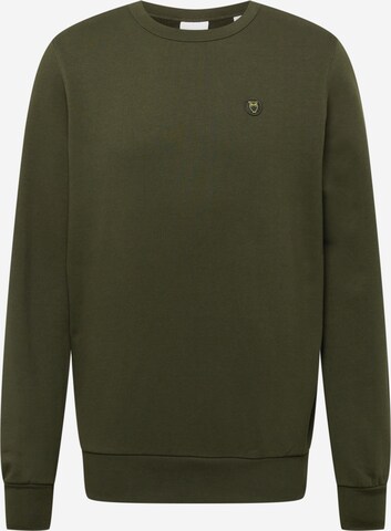 Sweat-shirt KnowledgeCotton Apparel en vert : devant