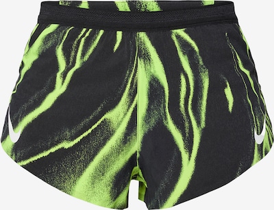 Sportinės kelnės 'AROSWFT' iš NIKE, spalva – neoninė žalia / juoda, Prekių apžvalga