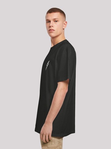 F4NT4STIC Shirt 'ACDC Rock Band Shirt Lightning Bolt Pocket' in Schwarz