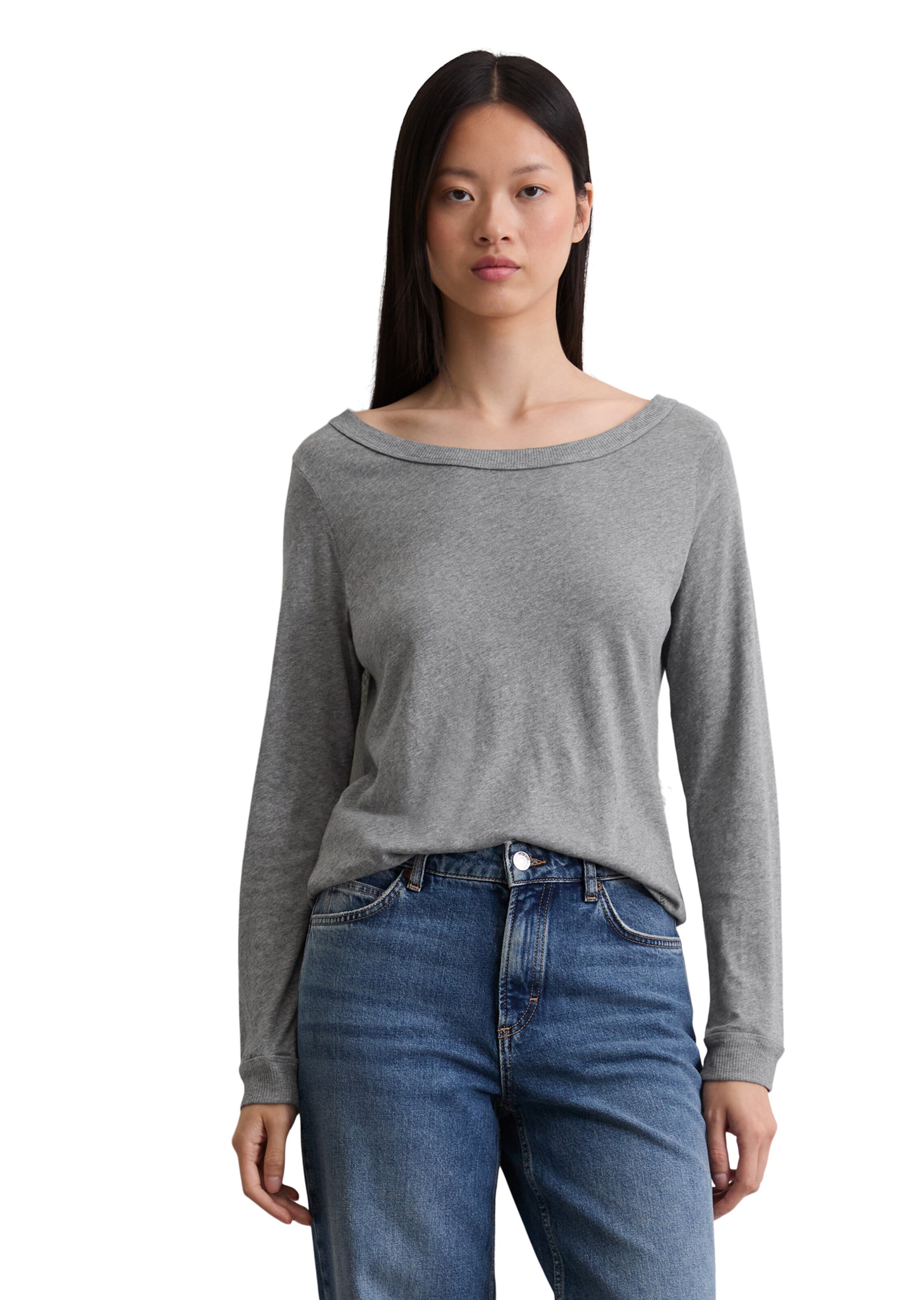 Marc O'Polo Shirt in Grau: Vorderseite