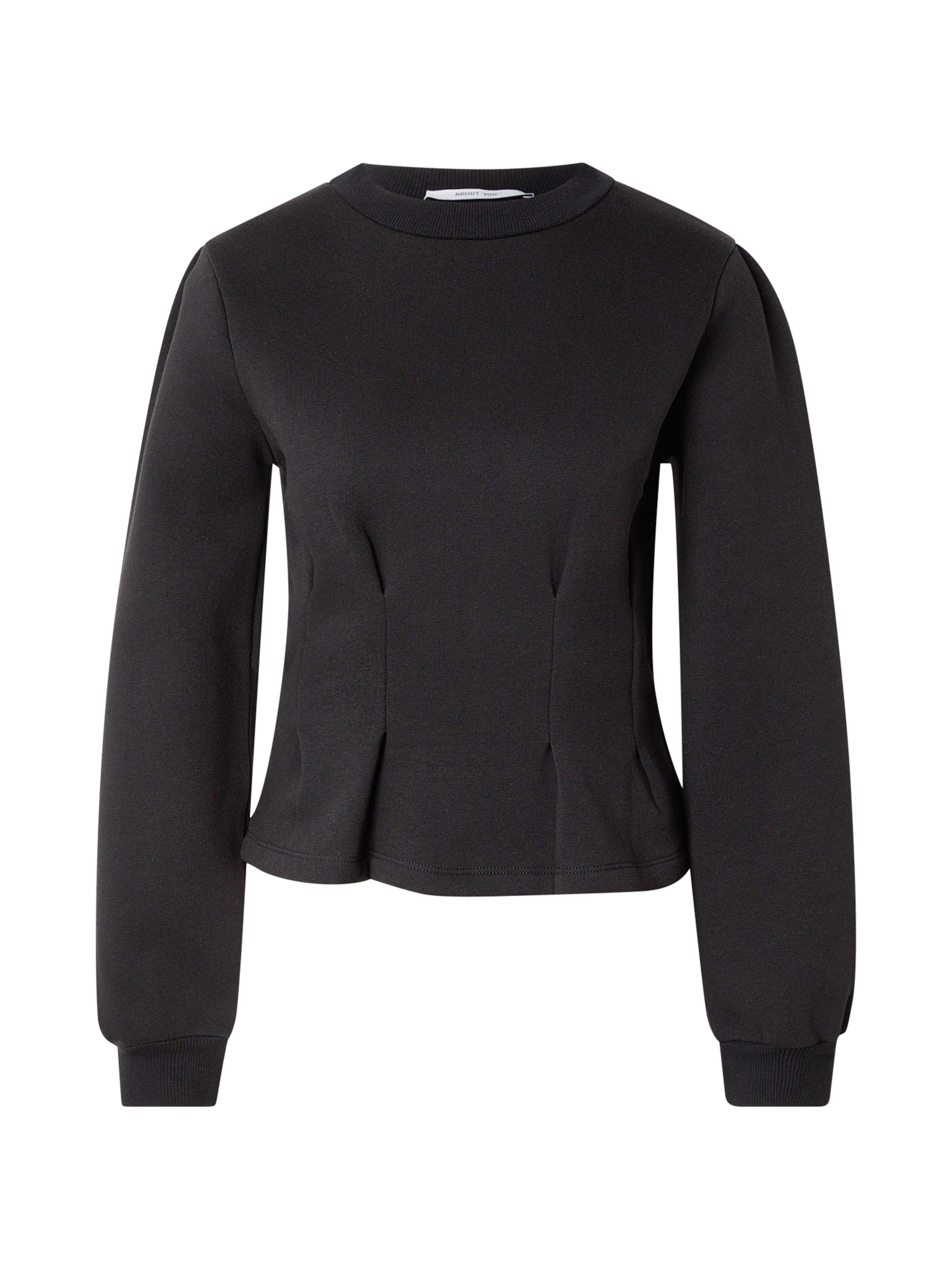 melns ABOUT YOU Sportisks džemperis &#x27;Aurelia&#x27;: no priekšpuses