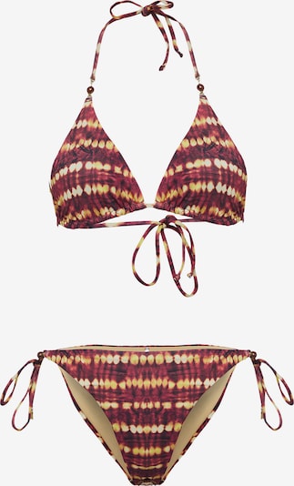 Trendyol Bikini koossa XS värissä kastanjanruskea / vaaleankeltainen / musta / valkoinen, Tuotenäkymä