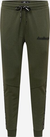 HOLLISTER Slim fit Pants in Green: front