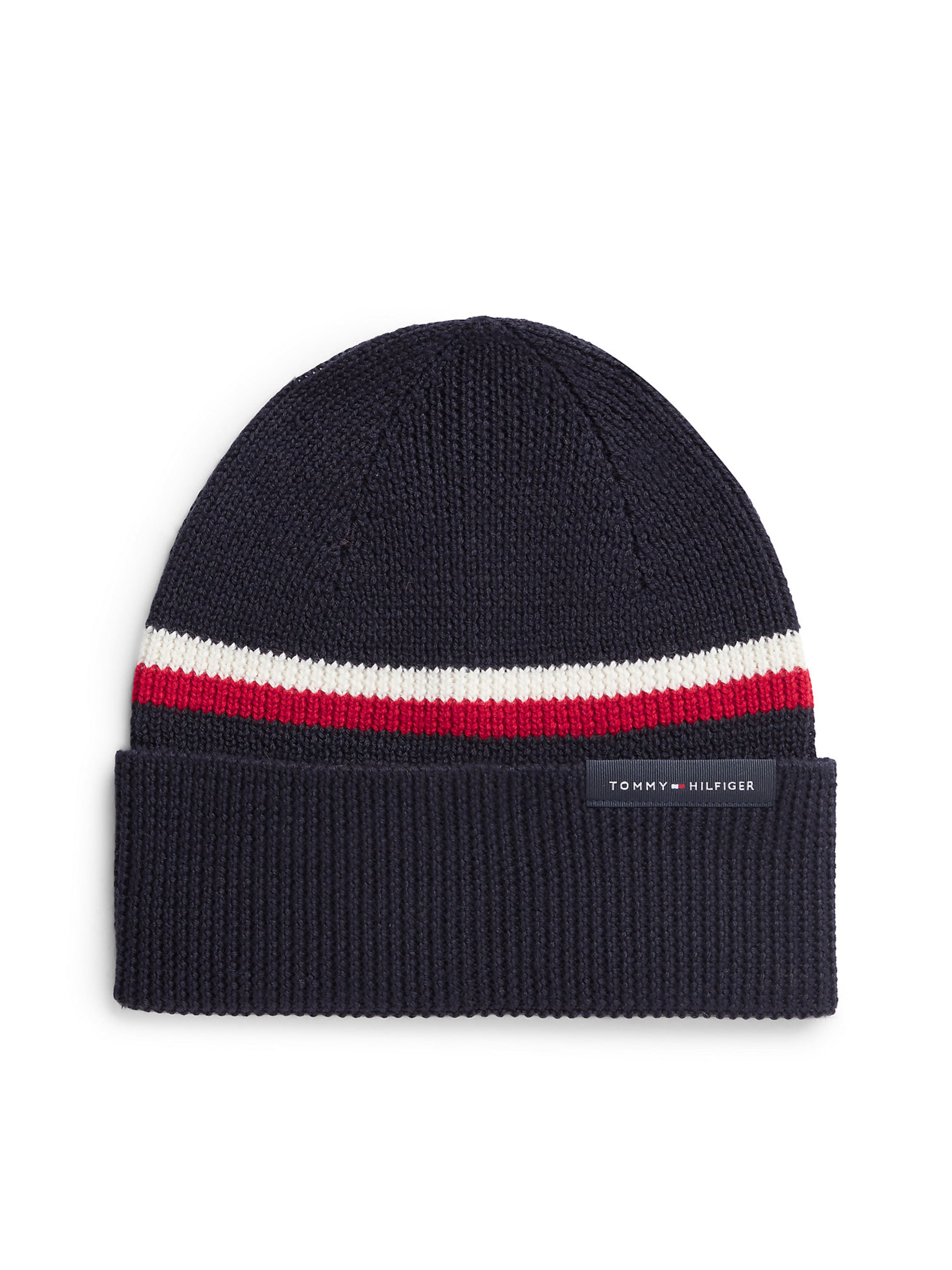 TOMMY HILFIGER Beanie in Blau: Vorderseite