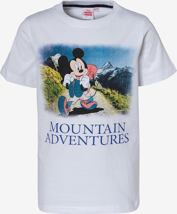 Disney Mickey Mouse & friends Shirt in Weiß: front