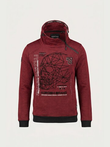 KOROSHI - Sudadera en rojo
