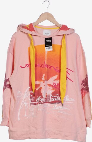 Desigual Sweatshirt & Zip-Up Hoodie in XL in Pink: front