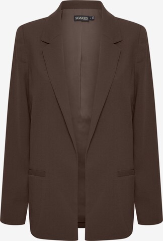 Blazer 'Shirley' SOAKED IN LUXURY en marron : devant