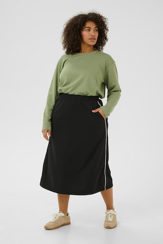 KAFFE CURVE - Falda en negro