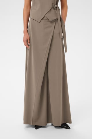 InWear Wide leg Broek 'HaislyIW' in Beige: voorkant