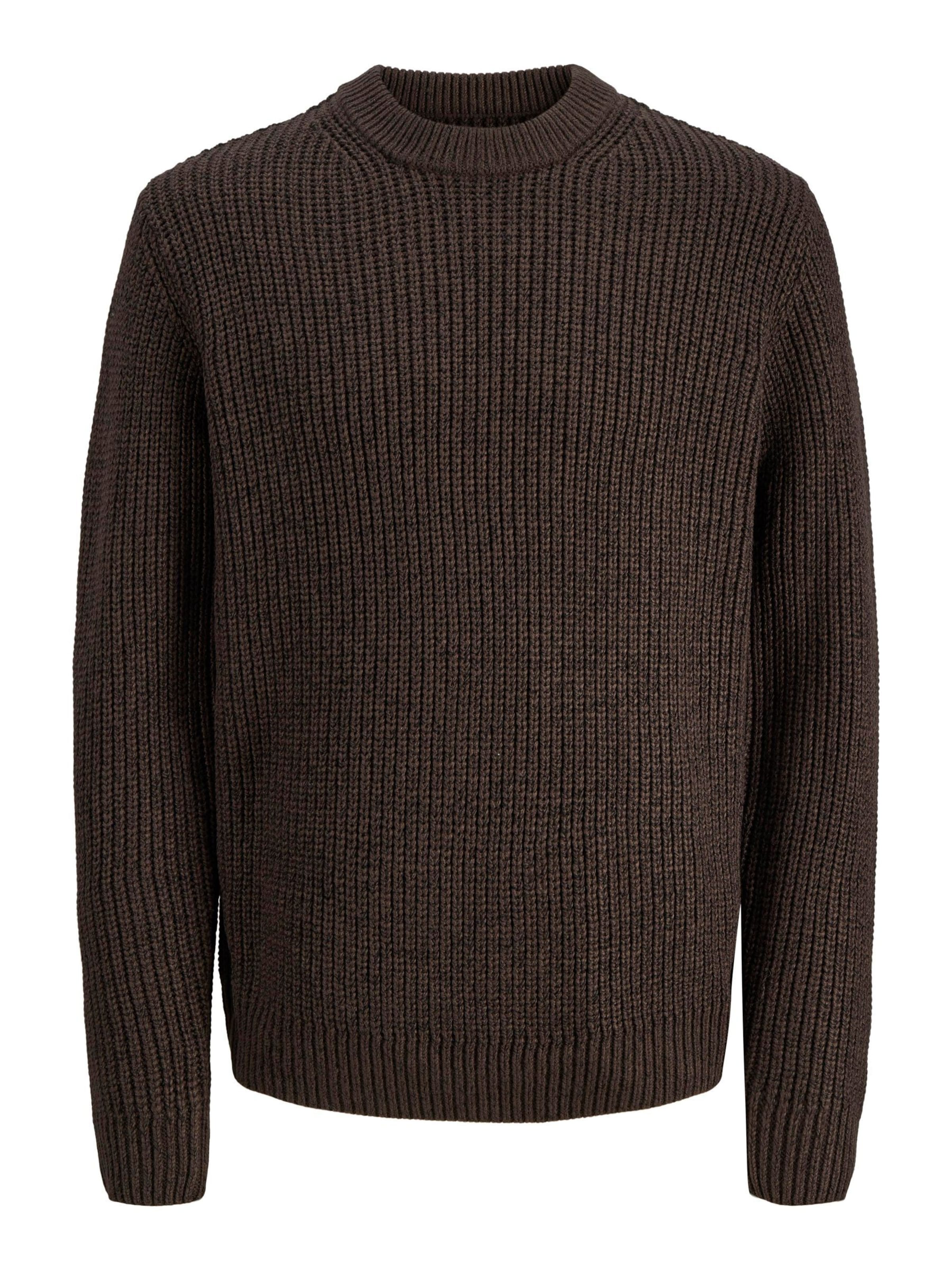 JACK & JONES Sweater in Brown: front