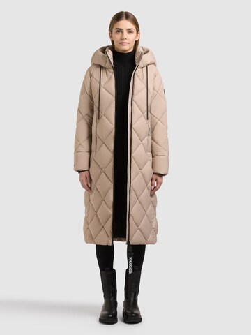 khujo Pitkä talvitakki 'Cilia2' värissä beige
