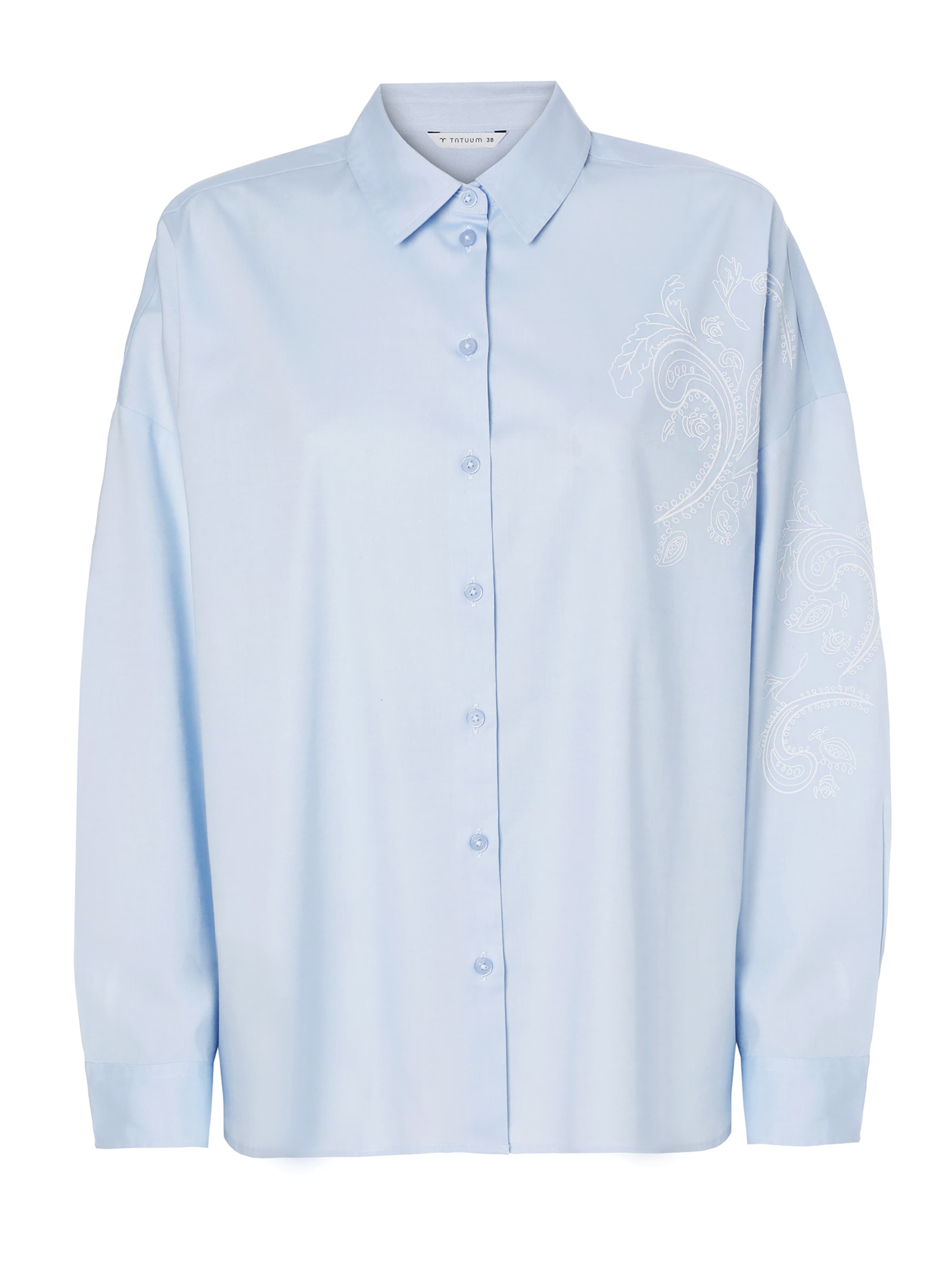 TATUUM Damenbluse JEN in Blau: Vorderseite