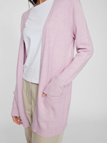 VILA Gebreid vest 'ril' in Lila