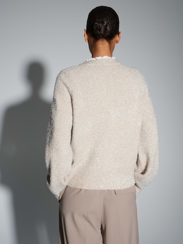 OPUS Πλεκτή ζακέτα 'Dosmic' σε μπεζ