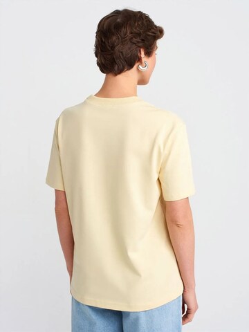 T-shirt Dilvin en jaune