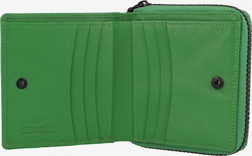 Porte-monnaies 'Capri' Braun Büffel en vert