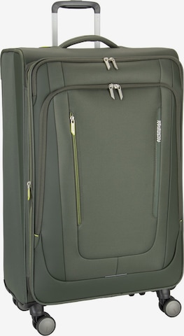 American Tourister Trolley in Grün: Vorderseite
