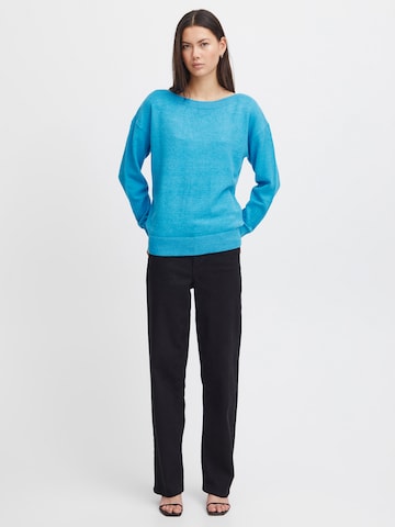 ICHI Sweater 'SELLA' in Blue